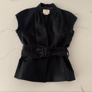 Kate Spade Cap Sleeve Belted Jacket. Size 6.
